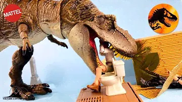 Jurassic World Hammond Collection Outhouse Chaos Set Video Review