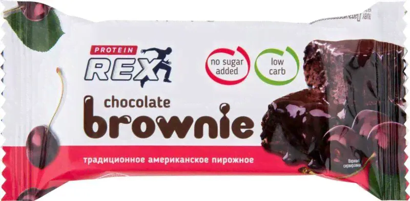 ProteinRex Brownie (50 гр) Вишня-0