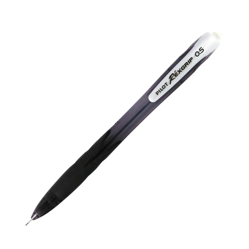 Карандаш механический Pilot H-105 Rex Grip 0.5 мм в черном корпусе с ластиком, 97472