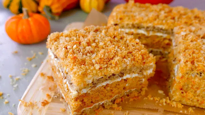 МОРКОВНЫЙ ТОРТ 🍰 Большой и очень Вкусный