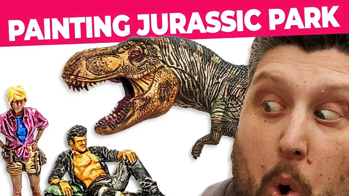 Unmatched Jurassic Park: Dr. Sattler vs. T-Rex [Unbox & Paint]
