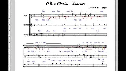 3 O Rex G Sanctus