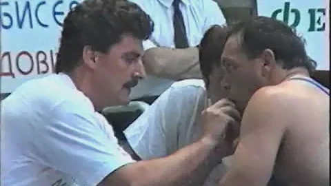 100 kg. Krasimir Kochev (BUL) vs Trajan Angelov (MKD)1994 finale, Makedonski Biser