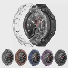Силиконовый чехол для Xiaomi Huami Amazfit T Rex, прозрачный мягкий бампер из ТПУ, защитный чехол для Amazfit T-Rex Pro, защитная оболочка, рамка