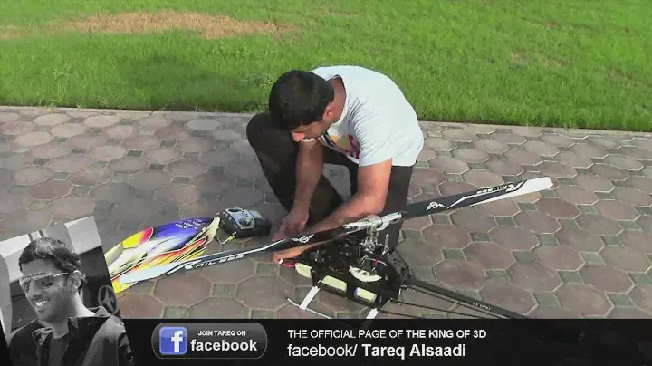 Tareq AlSaadi Flying his ALIGN T-REX 700 DFC - Full HD