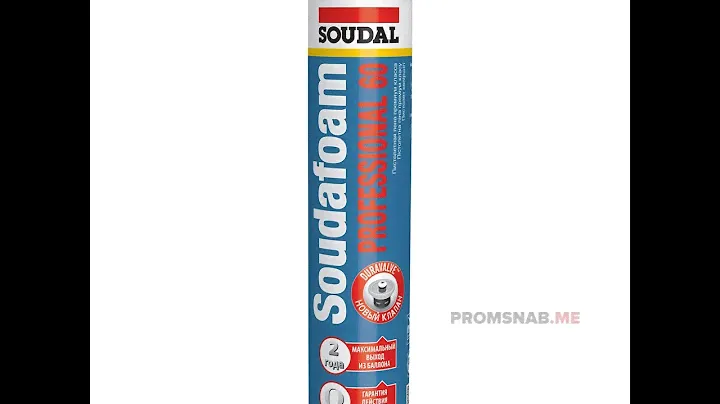 Тест выхода монтажной пены Soudal (Соудал) 60.