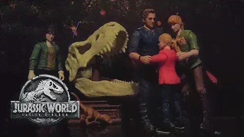 Jurassic World: Fallen Kingdom Maisie & T-Rex Figure Review