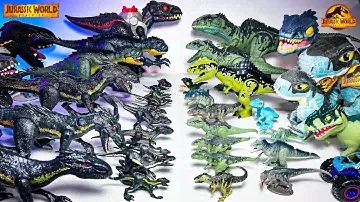 Giganotosaurus vs Indoraptor vs Scorpios Rex! Jurassic World Dominion, Camp Cretaceous Collection
