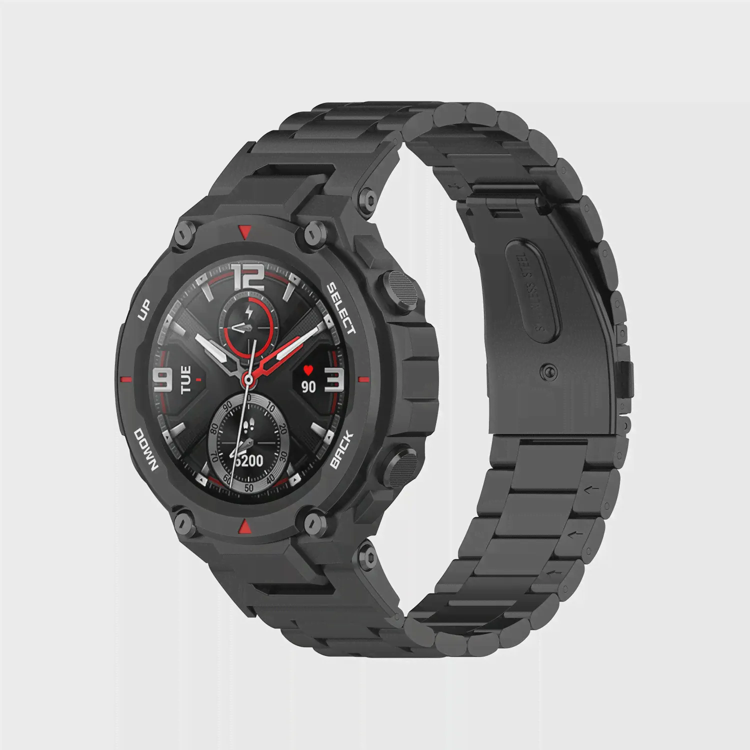 Ремешок из нержавеющей Стали Для Смарт-часов Amazfit T Rex Pro/T-Rex 2 Металлический Браслет Для Amazfit T-Rex T REX 2 Браслет Band Correa-0