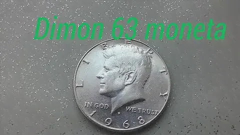 Монета 50 центов США (HALF DOLLAR) 1968 года Джон Кеннеди  !!!