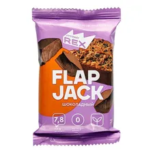 Печенье ProteinRex Flap Jack овсяное протеиновое шоколадное 60 г