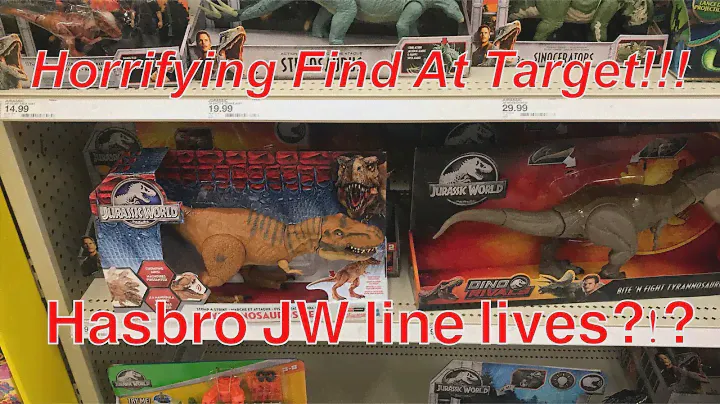 Hasbro Stomp and Strike Tyrannosaurus rex found at Target in 2019?!? The horror!!!