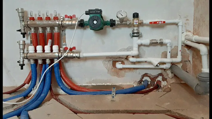Работа теплого водяного пола + радиаторы
