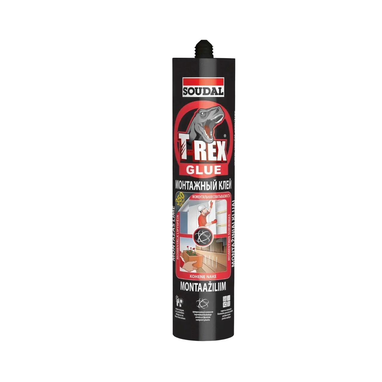 Клей монтажный Soudal T-REX моментальная схватываемость