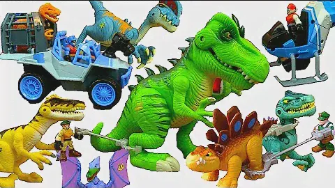 Игрушки-динозавры из мира юрского периода Герои PlaySkool — тираннозавр, велоцираптор и другие!