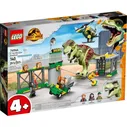 Конструктор LEGO Jurassic World Прорыв тираннозавра T-Рекса T. rex Dinosaur Breakout 140 деталей