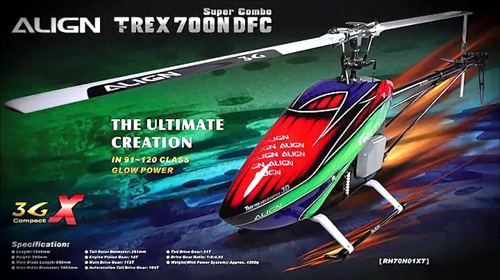 Align RC Helicopter - TREX 700N - RC Crew Hobbies Sydney