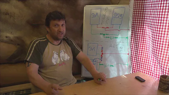 Котел основной котел резервный, совместная работа.