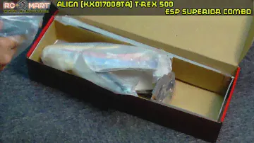 Align (KX017008TA) T-Rex 500 ESP Superior Combo Unbox