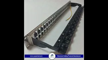 FTP 48 Ports 1U Patch Panel with Cable managers, So easy to install.