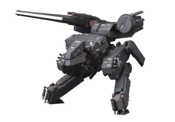 Metal Gear Solid 1/100 Scale Plastic Model Kit: Metal Gear REX Black Ver. (Re-run)-0