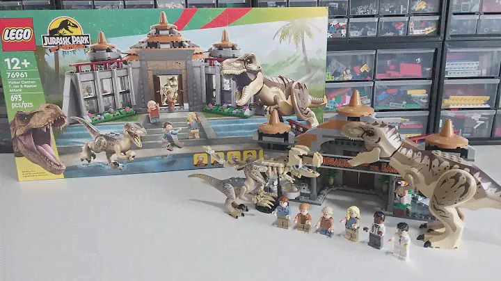 LEGO Jurassic Park Visitor Center: T. rex & Raptor Attack set(76961) REVIEW