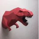 3Д фигура из бумаги "Динозавр T-Rex"
