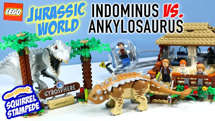 LEGO Jurassic World Indominus Rex vs. Ankylosaurus Speed Build Review 2020