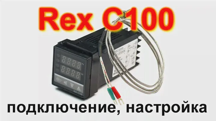 Rex c100 в коптильне. Подключение, настройка, эксплуатация