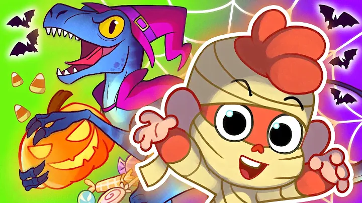 Halloween ABC Special | Club Baboo Dinosaur | Learn the spooky alphabet | G is for GHOOoOoOst!