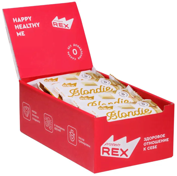 Пирожное Protein Rex протеиновое Blondie Классическое 50г-2