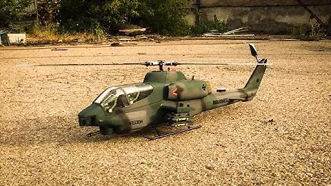 ALIGN T-REX 500 AH-1W Super Cobra DJI NAZA H TEST-1