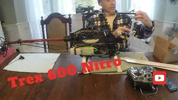 Радиоуправляемый вертолет Trex 600 Nitro "Фиксация"