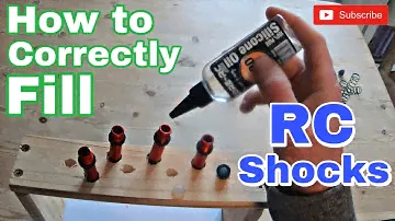 How To Properly Fill RC Shocks With Oil - The Correct Way - RC Suspension