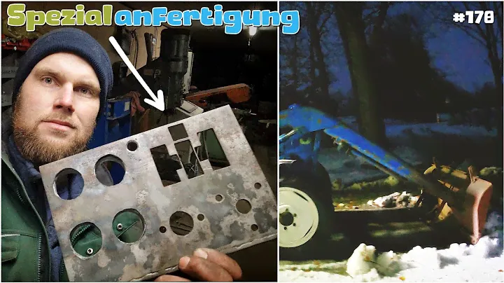 Hydraulik - SCHOTTBLECH für den IHC 733 | Der erste SCHNEE - unser FORD muss ran! | oldtimer_junkie