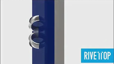 RF4-Заклёпка четырёхлепестковая c плоской головкой (RIVETTOP)