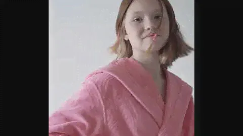 Сleanelly: Халат махровый  Tiy-dye с капюшоном, девочки