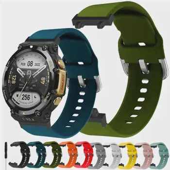 🛍 Ремешок силиконовый для смарт-часов Amazfit T Rex 2, сменный Браслет для Huami Amazfit T-Rex2 correa-3