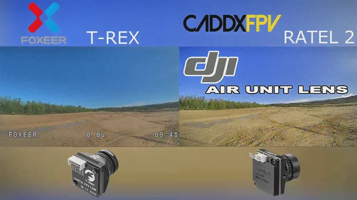 Caddx Ratel 2(DJI Air Unit Lens) Vs Foxeer T-Rex - Side By Side - Default Settings PT-PT Review