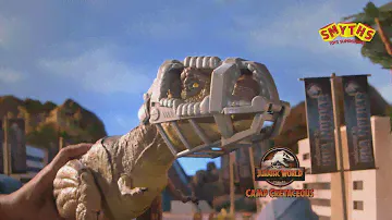 Jurassic World Stomp N Escape Tyrannosaurus Rex & Slash N Battle Scorpios Rex - Smyths Toys