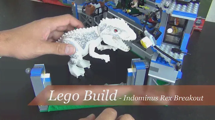Let's Build - Lego Jurassic World Indominus Rex Breakout Set #75919 Part 3