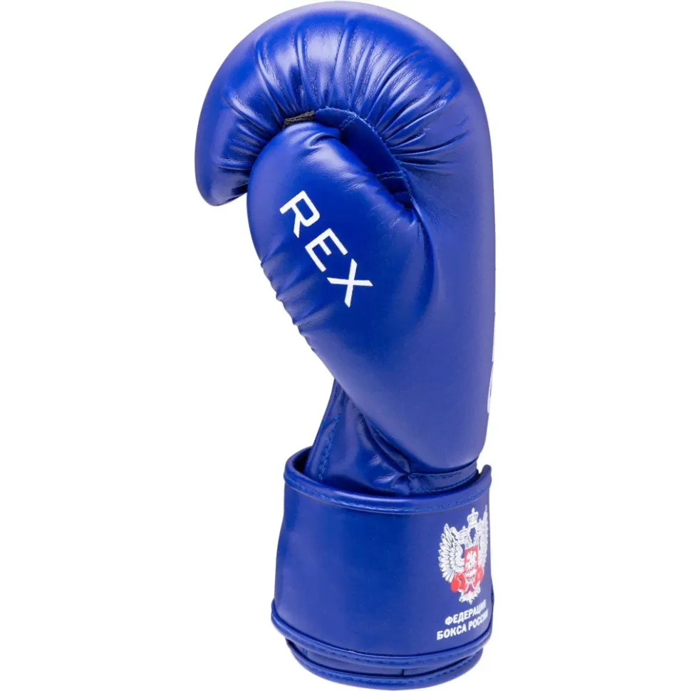Перчатки боксерские REX BGR-2272F, 10 oz, синий (848587)-0