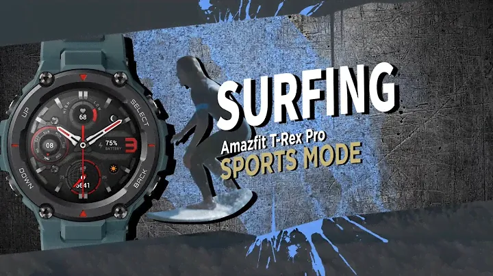 Amazfit T-Rex Pro Smartwatch sports mode | Surfing