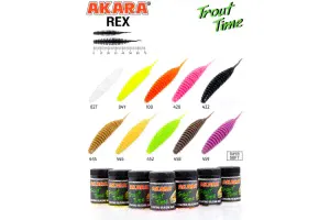 Силиконовая приманка Akara Trout Time REX 1,5 Cheese 445 (10 шт.)-0