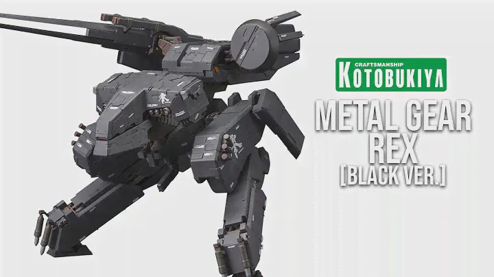 Metal Gear Rex Black Ver. [Kotobukiya Product Preview] USA Gundam TV!
