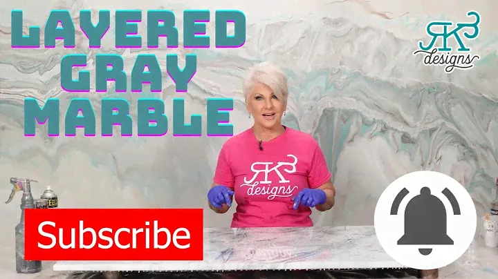 You WON'T believe the results! | layered grey marble epoxy finish RK3 Designs #epoxyresin #diy #like