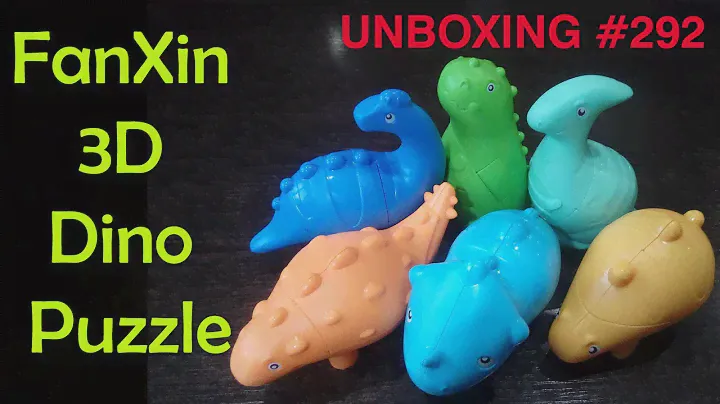 Unboxing №292 FanXin 3D Dino Puzzle | Dinosaur Puzzle