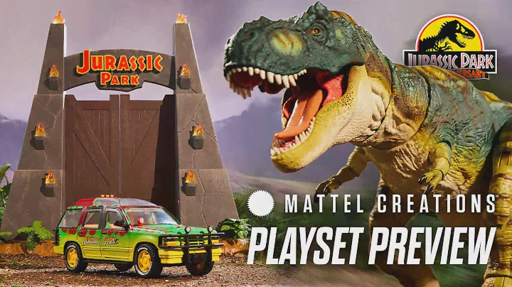 CROWDFUNDED PLAYSET — Jurassic Park Hammond Collection "The Gates" Revealed! / collectjurassic.com