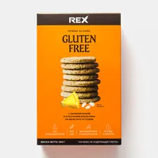Печенье ProteinRex Gluten free с льняной мукой на мальтите и стевии вкус апельсина 200 г