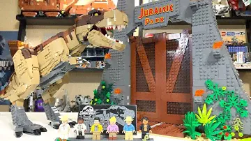 LEGO Jurassic World T. Rex Rampage 75936 Review!